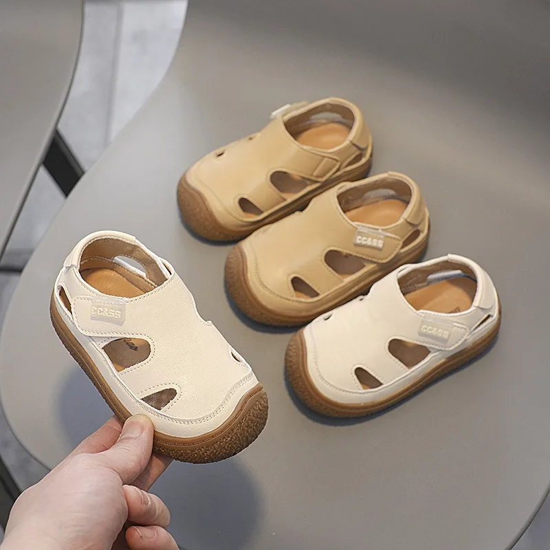 

Baby Boys Girls Sandals Children Summer Shoes Anti-collision Soft Sole Kids Beach Sandals Lightweight Infant Toddler Shoes