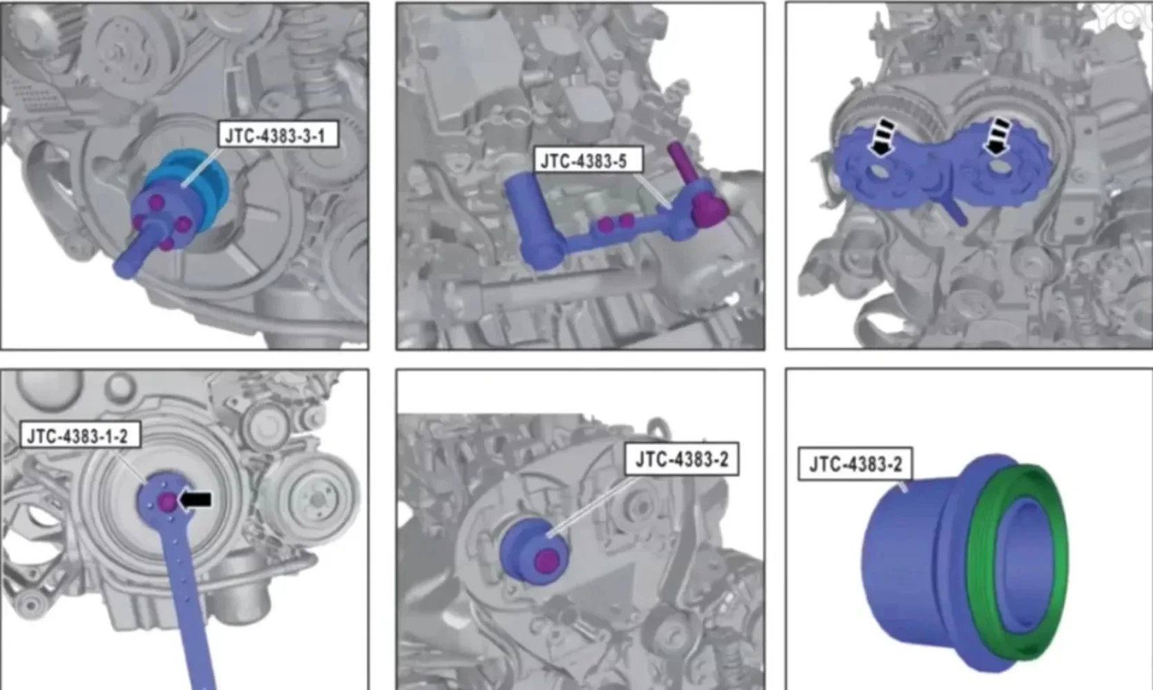 Für volvo s60/v40/v70/xc60xc70 lynk & co 1,5 t 2,0 t Timing Spezial werkzeug motor