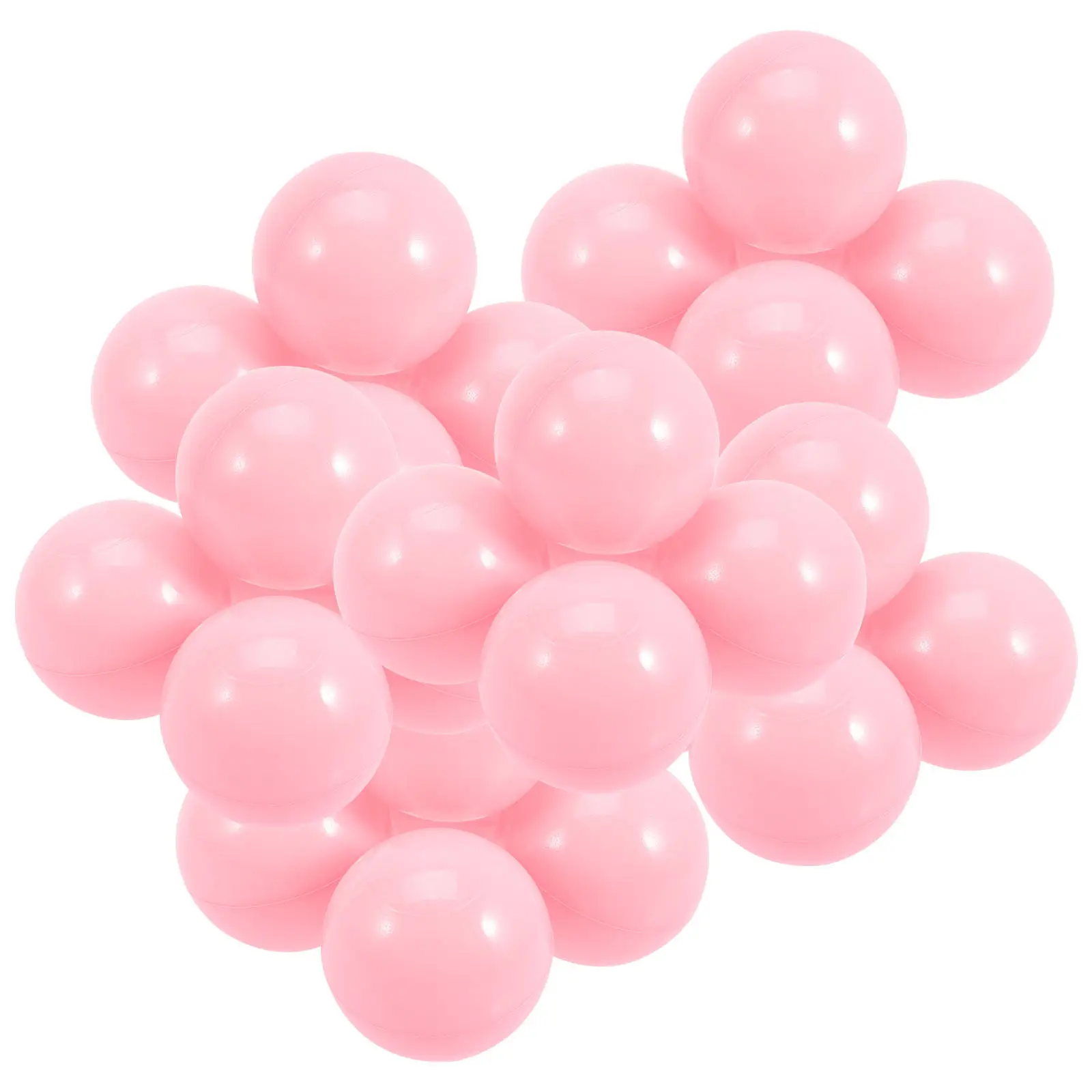 

100Pcs Thickened Ocean Balls Safe Crush Proof Round Plastic Balls for Ball Pits Swim Pits Play Tents Trampoline Rooms Children