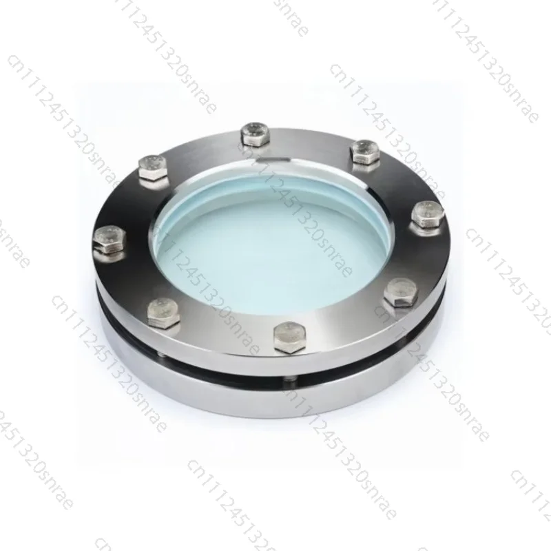 Food Grade Sight Mirror Three-lamp Sight Mirror Stainless Steel 304/316L Welded Round Flange Sight Mirror