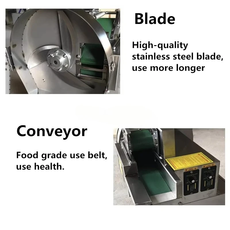 آلة قطع الخضار والفواكه الأوتوماتيكية المصنوعة من الفولاذ المقاوم للصدأ