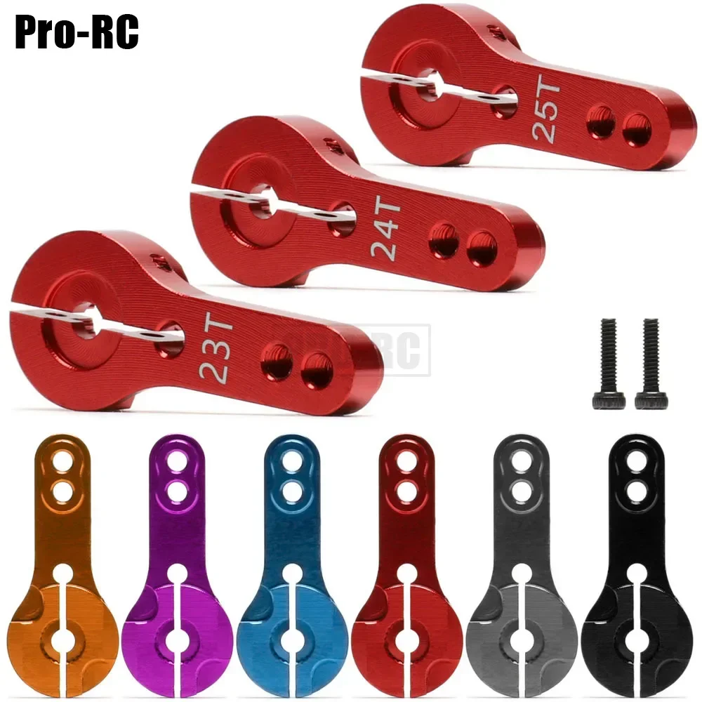 Aluminium Alloy Adjustable Heavy Steering Servo Half Arm 23T 24T 25T for Adults RC Car Boat Helicopter Trx4  RC Upgrade Part