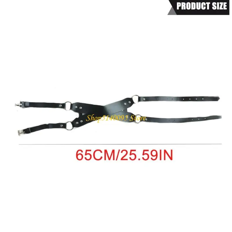 DXAE Sexniess Anime Capa para os olhos Máscara couro PU Faixa cabeça ajustável Fantasia para festa Role Play