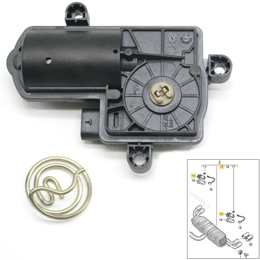 Electronic Exhaust Flap Actuator Control Valve Servo Motor For Land Rover Range Rover Sport Evoque Velar Discovery Sport