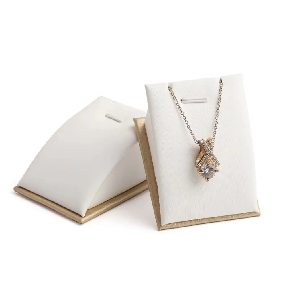 

Простая мини-подставка для украшений из искусственной кожи, легкая, компактная, для демонстрации, экономит место, портативная подставка для туалетных столиков