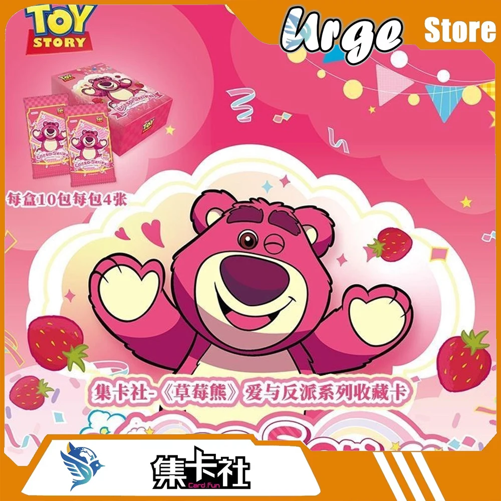 

CardFun Kawaii Disney Toy Story Lotso Series Collectible Cards Official Genuine Periphery Blind Box Scented Trading Cards Gifts