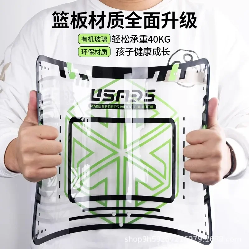 실내 농구 후프 덩크 슈팅 랙, 비 펀치 벽 장착 어린이 접이식 작은 바구니, 가족용 신제품