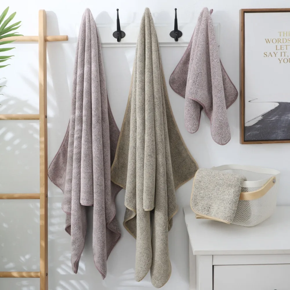 

Durable Absorbent Bath Towel Thickened Soft Sports Shower Towel Japanese Style Large Size Beach Towel Aldult