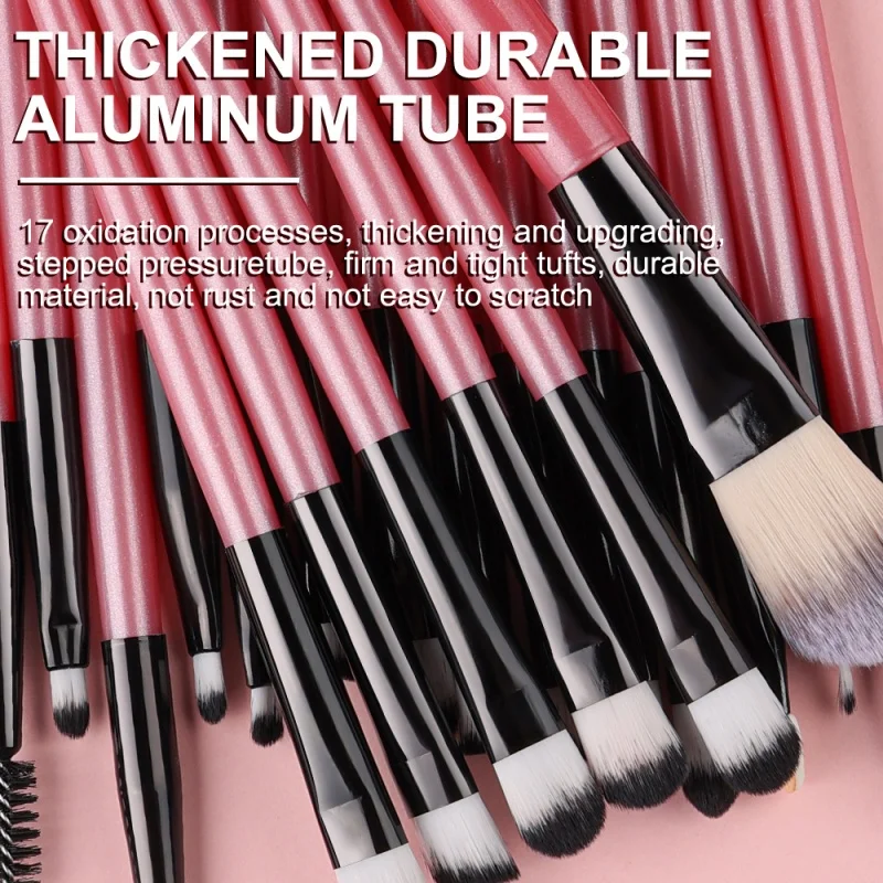 20Pcs Soft Makeup Eyeshadow Brushes Set  Eye Shadow Shader Crease Blending Brushes Eye Shadow Liquid Cream Powder Make Up Tool view 2