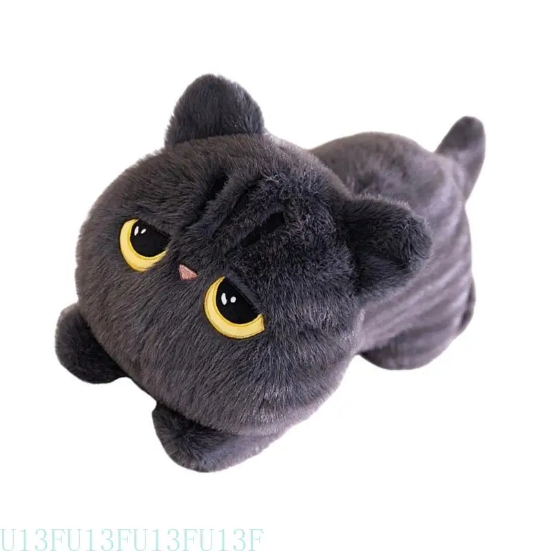 U13f Cartoon Cats Dolls Plush Animal Pillow Dolls Comfort Toy PP Cotton Gevulde dierenspeelgoed voor het cudderen Sofa