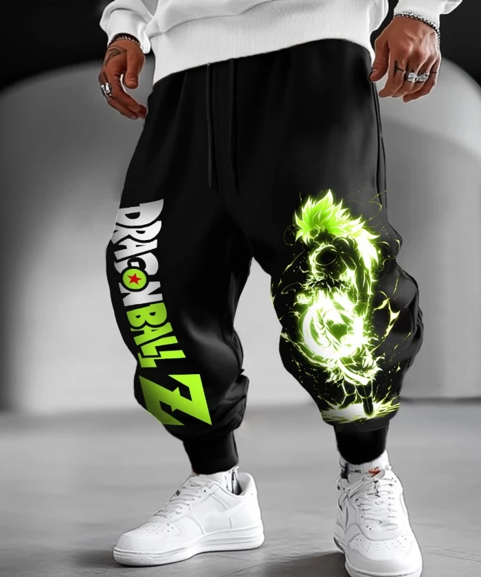 

Dragon Ball Z Anime Print Baggy Gym Pants Men Streetwear Trousers Casual Hip Hop Sweatpants Fashion Summer Autumn Y2k Clothes
