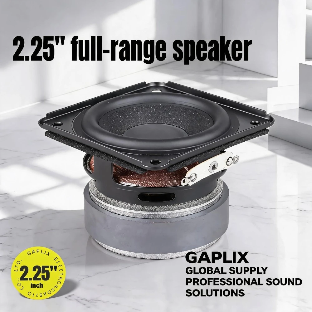 MW Audio 2 Stück 2,25" Fullrange-Lautsprecher 6 Ohm 20W, 16mm Spule Y35 Magnet für Soundbar 58mm – Detail 4