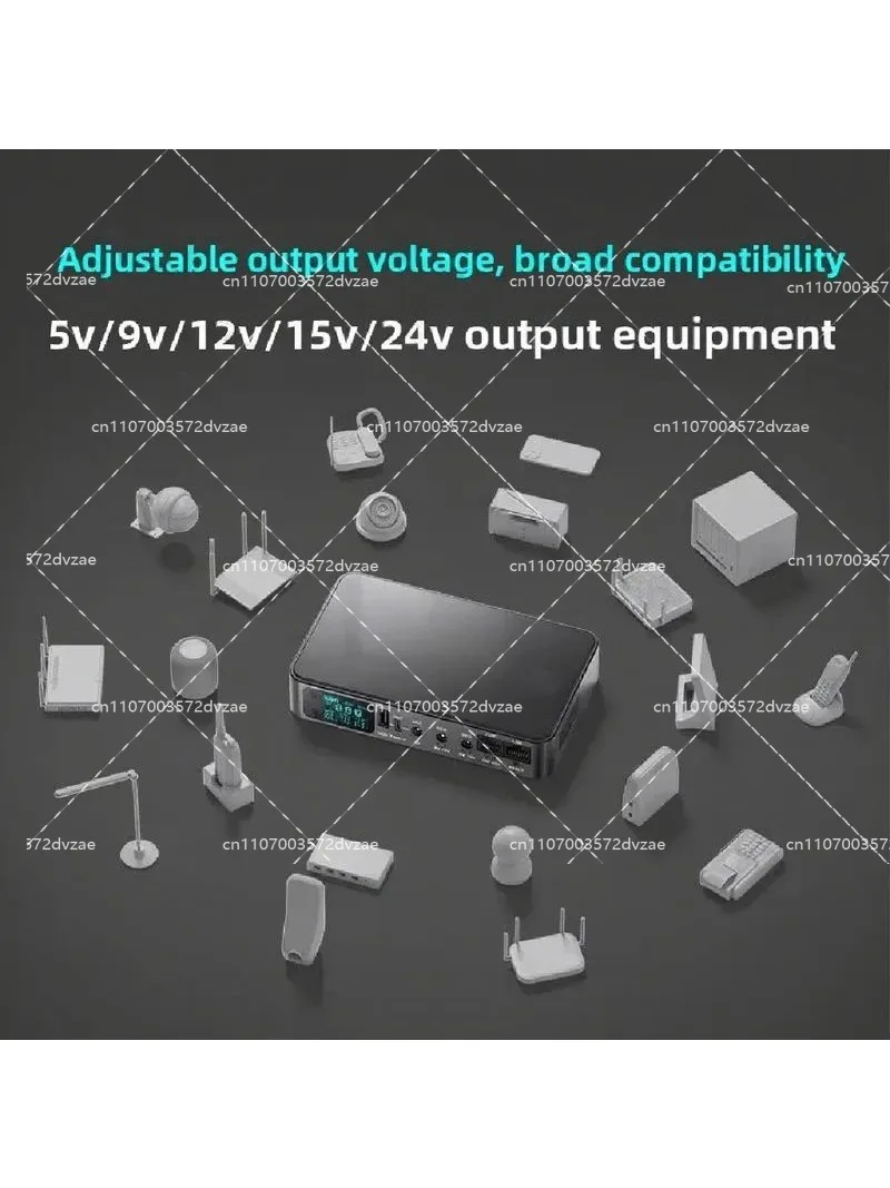 2A Battery Router UPS Uninterruptible Power Supply Mobile Dormitory 12V Lithium Battery Charging Backup Power
