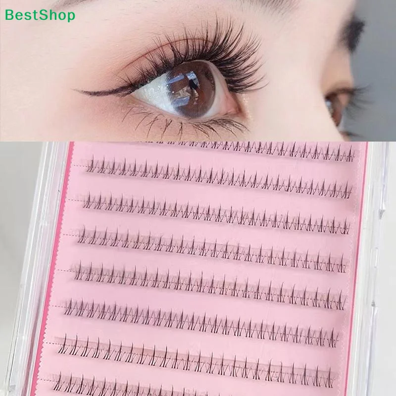 ✂ 黒色の自己粘着式つけまつげ 優しい11-13MM DIY - Eyelash Extension No 11 のレビューと価格