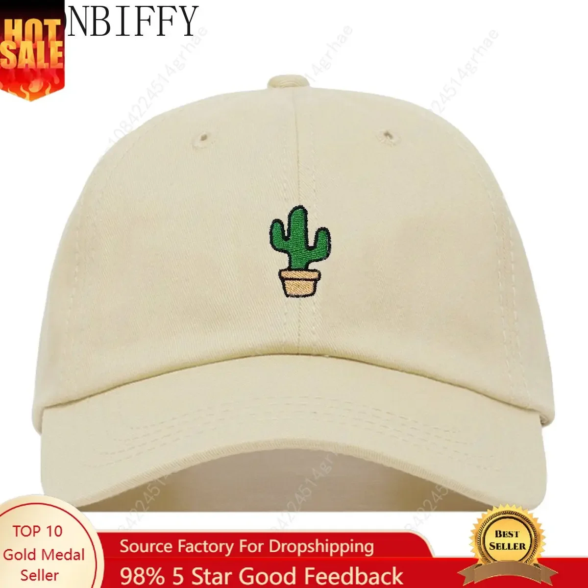 

Autumn Cactus Embroidery Baseball Cap Fashion Couple Hat Summer Breathable Sports Caps Outdoor Dad Hats Sun Hat Gorra Beisbol