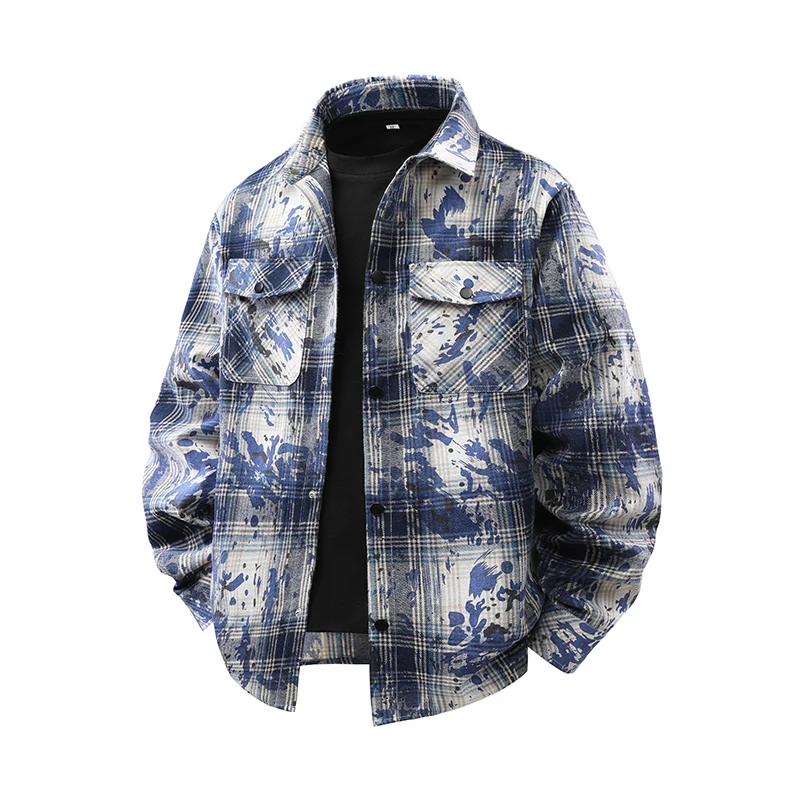 Camicia da uomo estiva da uomo traspirante a maniche corte con fiori in seta di ghiaccio allentata Camicie sottili da uomo con motivo floreale casual