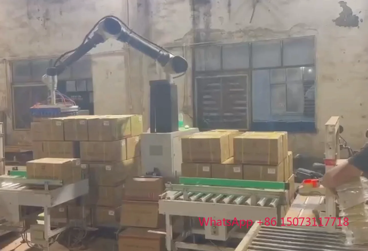 Fully Automatic Robotic Palletizing System Loading and Unloading Palletizing Robot for Container