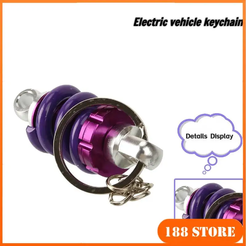 

Aluminum Alloy Shock Absorber Key Ring: Stylish Automotive Front Strut Pendant for Cars & Scooters Enthusiasts
