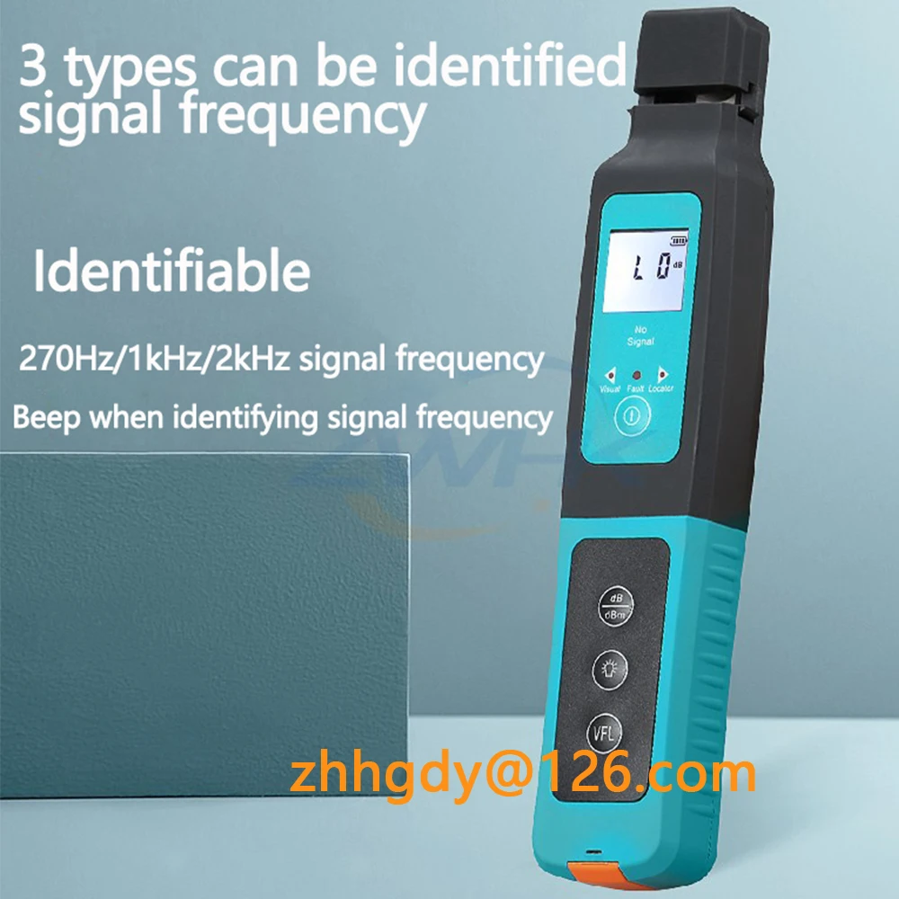 Imagem -02 - Live Fiber Optical Identifier Transmissor de Sinal Óptico Built-in 10mw Visual Fault Locator 8001700nm sm mm Aua40