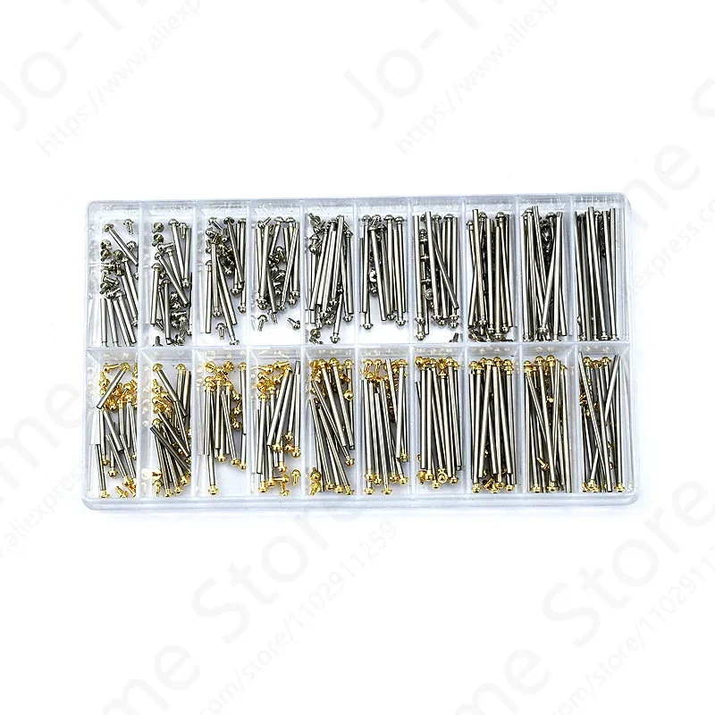 Pulseira de relógio de aço inoxidável, barra de parafuso, barra de mola, haste de tubo 10mm-28mm para ferramenta de reparo de pulseira de relógio
