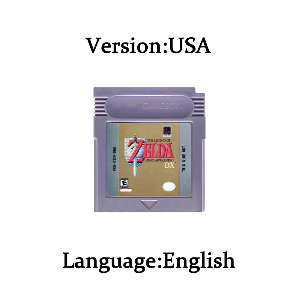 Zelda GBC-Karte 16-Bit-Videospielmodul Konsolenkarte für Gameboy Awakening Oracle of Seasons Klassisches Spiel Englische Version