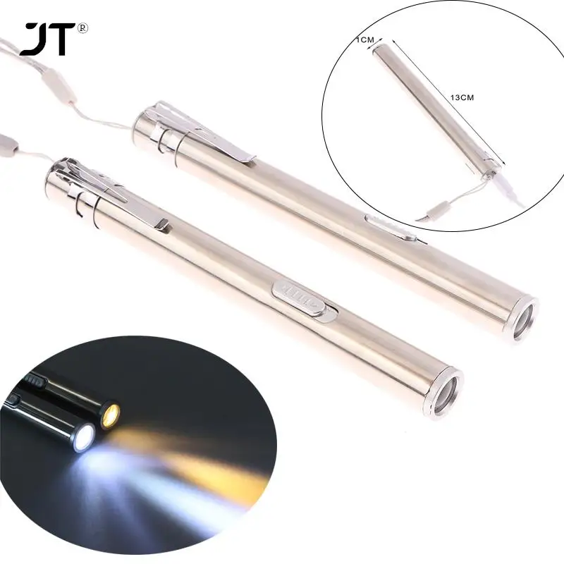 Rechargeable Professional Medical Handy Pen Light USB  Mini Nursing Flashlight LED Torch