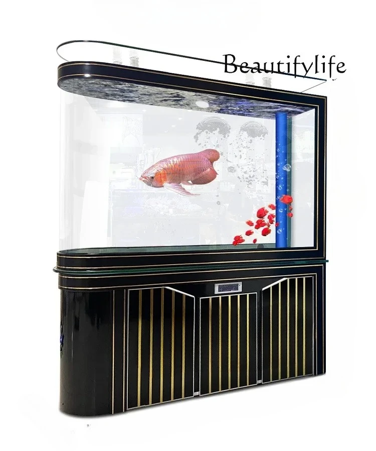 

Bullet fish tank living room type household glass screen smart aquarium