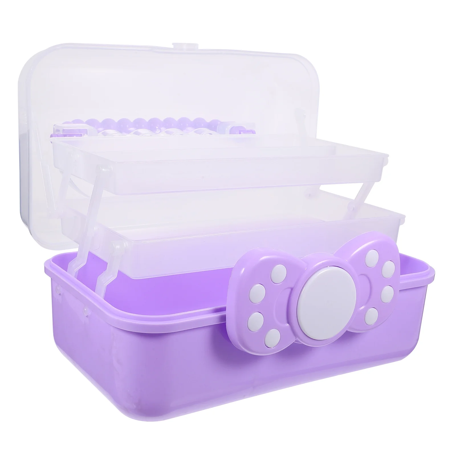 

First Aid Box Large Capacity Medicine Case Sturdy Portable Handheld Medicine Organizer Household Medical Storage
