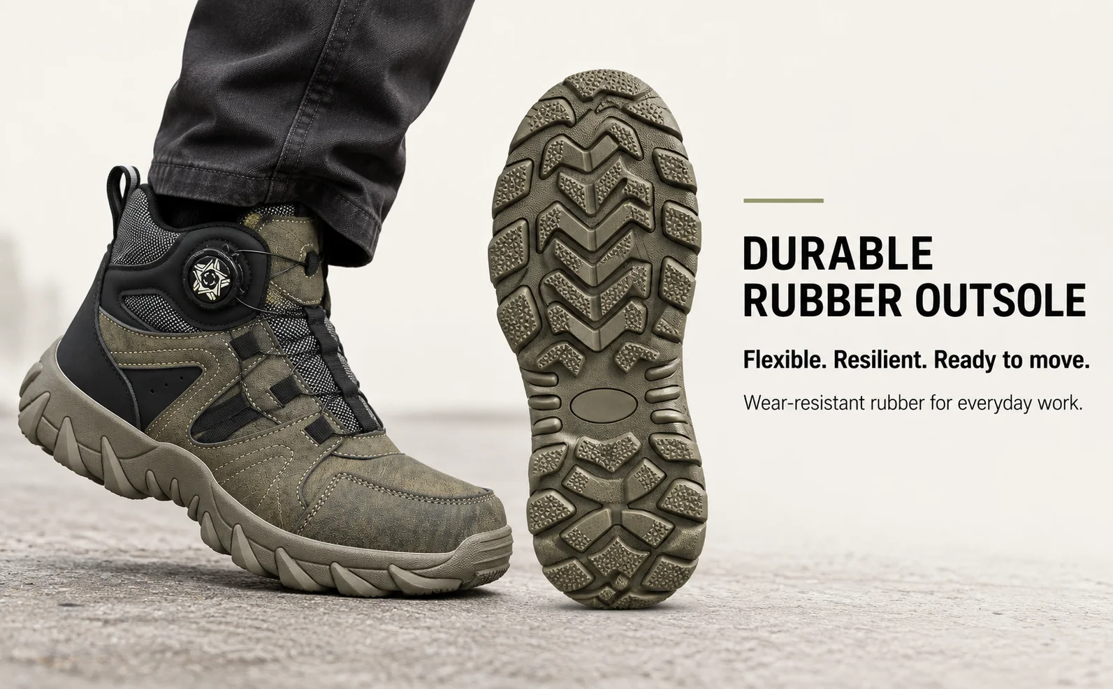 Halloween-Sicherheitsschuhe für Männer und Frauen, Sneaker, Herren-Arbeitsschuhe mit Stahlkappe, Stichfeste Arbeitsschuhe, Leichte und Weiche Outdoor-Stiefel – Detail 3