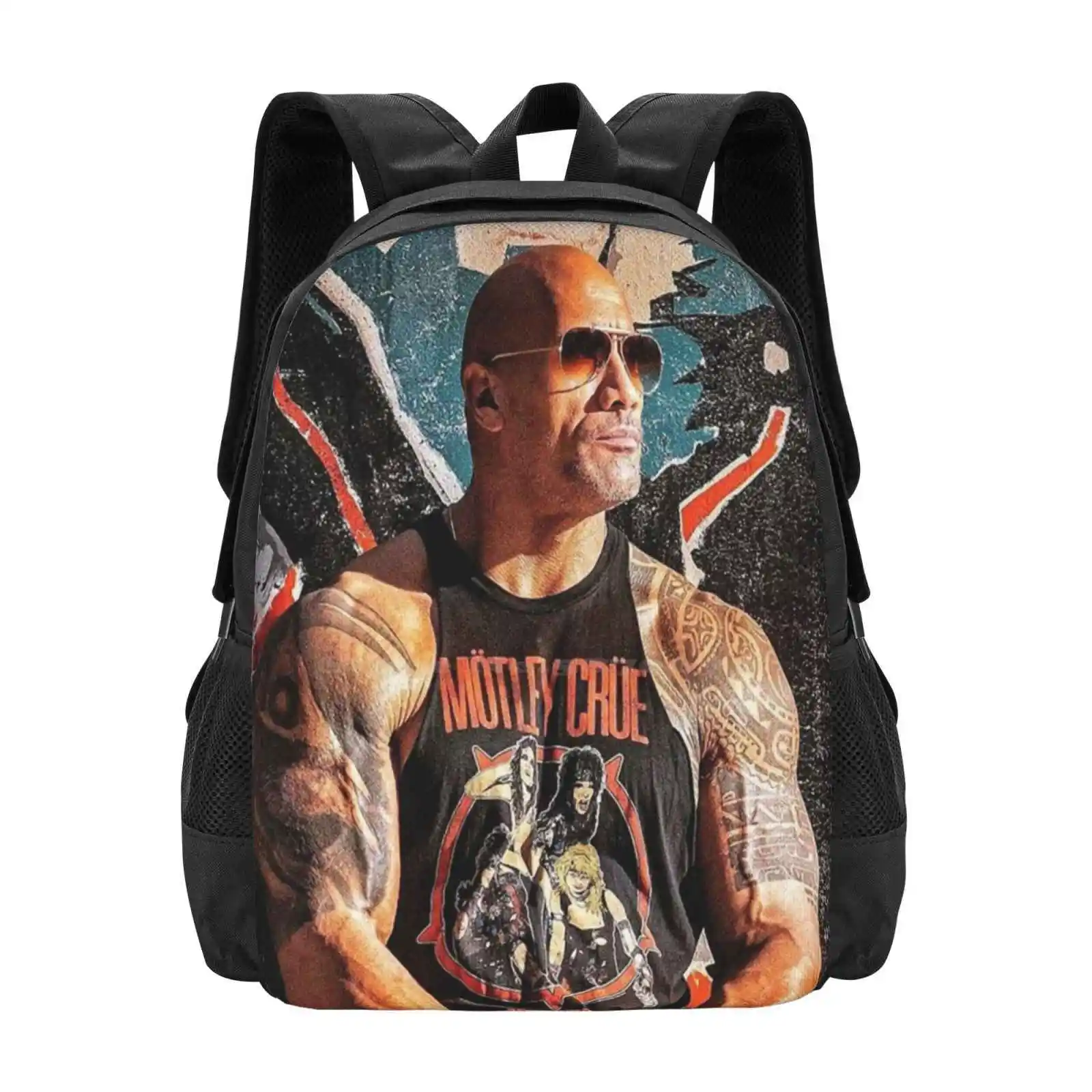 

Dwayne Johnson Hot Sale Schoolbag Backpack Fashion Bags Dwayne Johnson Actor The
