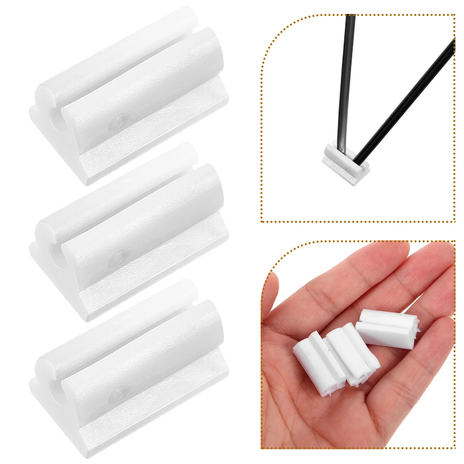 

50Pcs Anti Slip Floor Pads U Shaped Chair Leg Protectors for Hardwood Floors Furniture Feet Covers Chair Glides No Tool