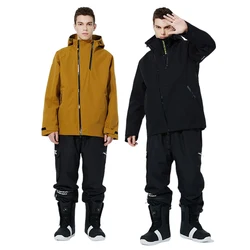 Veste de Ski pour homme, coupe-vent, thermique, imperméable, pour l'hiver, pour Sports de plein air, pour Snowboard