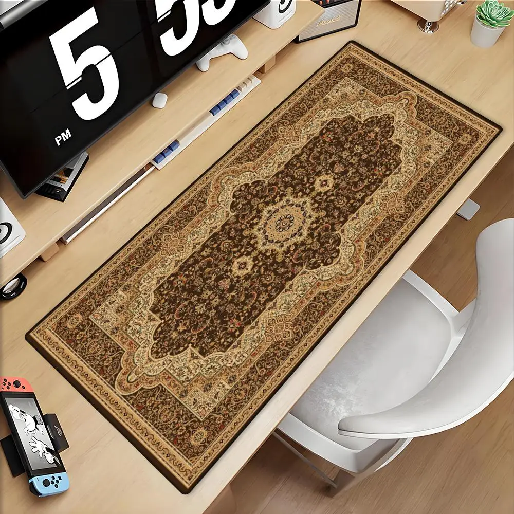 

Persian Mouse Pad Large Big Office Carpet Mats Gamer Rug Desk Accessories Computer Table Pads Company Speed Extended Decorate