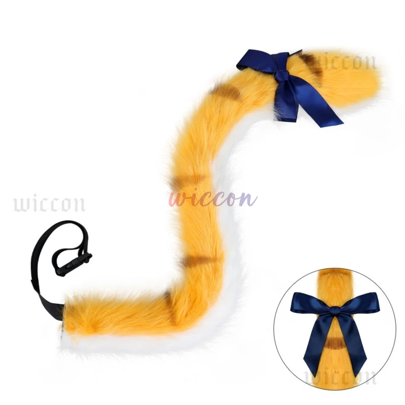 Ju FuFu Cosplay Animal Ears 98cm Tai Game Zenless Zone Zero Accessories Headdress Props Women Girls Halloween Carnival Party