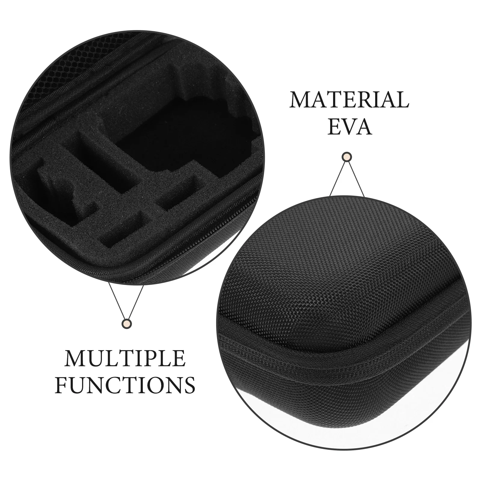 

Sports Camera Case Eva Durable Storage Bag Zipper Pouch Portable Organizer Outdoor Camera Bag Hard Case with Foam
