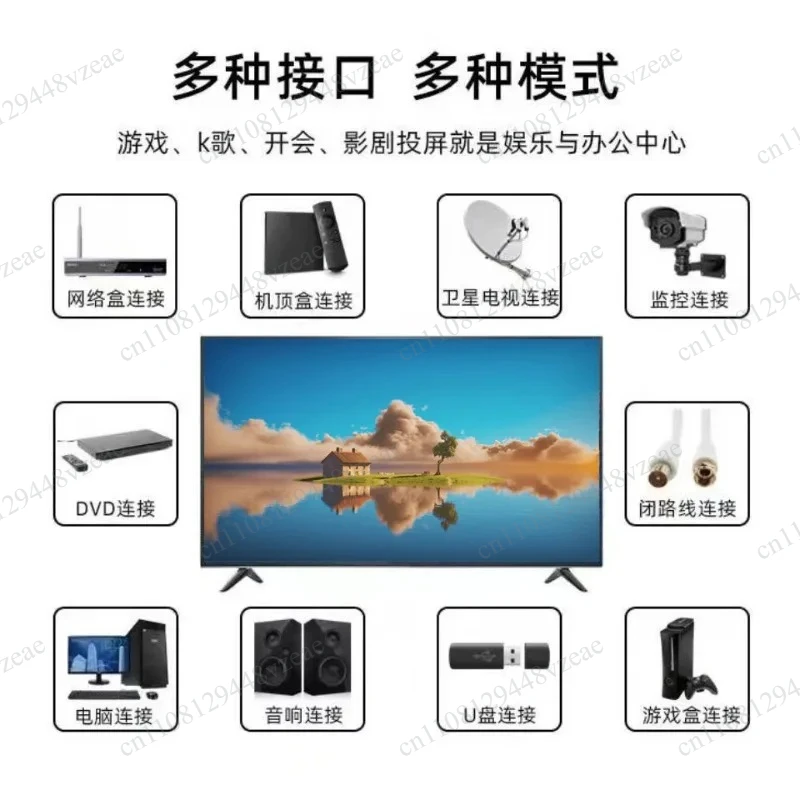 20 32 43 55 65 75 85 100 Inch Energy Saving Smart TV Display Hotel Network LCD Television