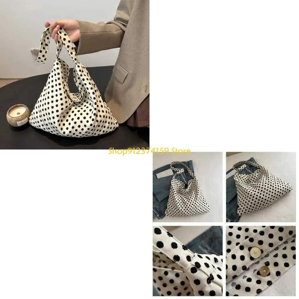 

G5AE Canvas Shoulder Bag Bows Crossbody Handbag For Everyday Use And Fashionable Look