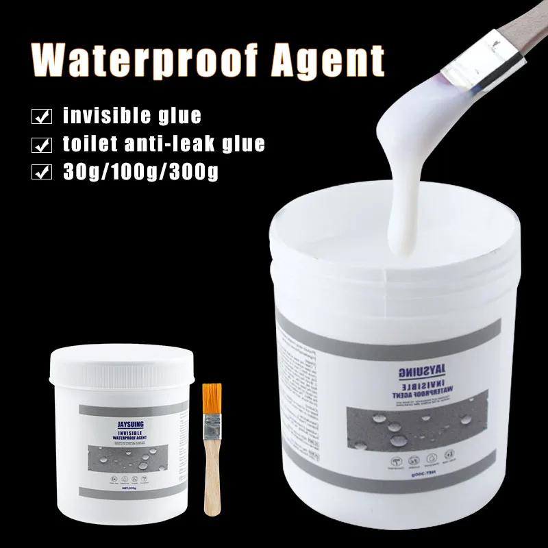 Invisible Waterproof Agent Transparent Sealing Coating 30/100/300g Leak-Free Glue Adhesive Strong Sealant Toilet Repair Tools
