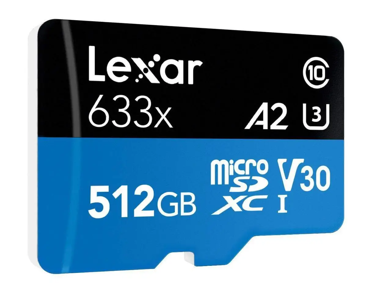 Lexar High-Performance 633x 512GB microSDXC Flash Card Model LSDMI512BBNL633A
