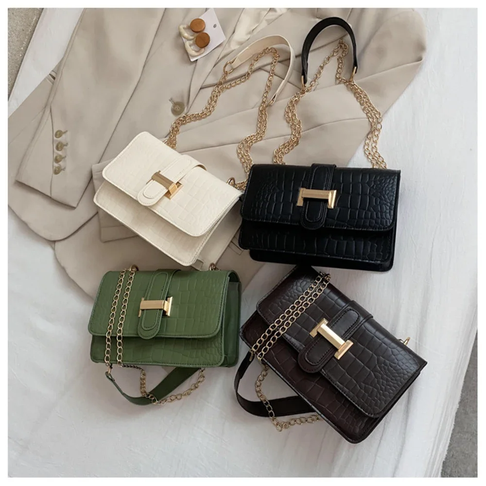 Square Shoulder Bags For Women 2023 Brand Designer Luxury Crossbody Bags Female Chain Elegant Designer Brand Puse And Bags