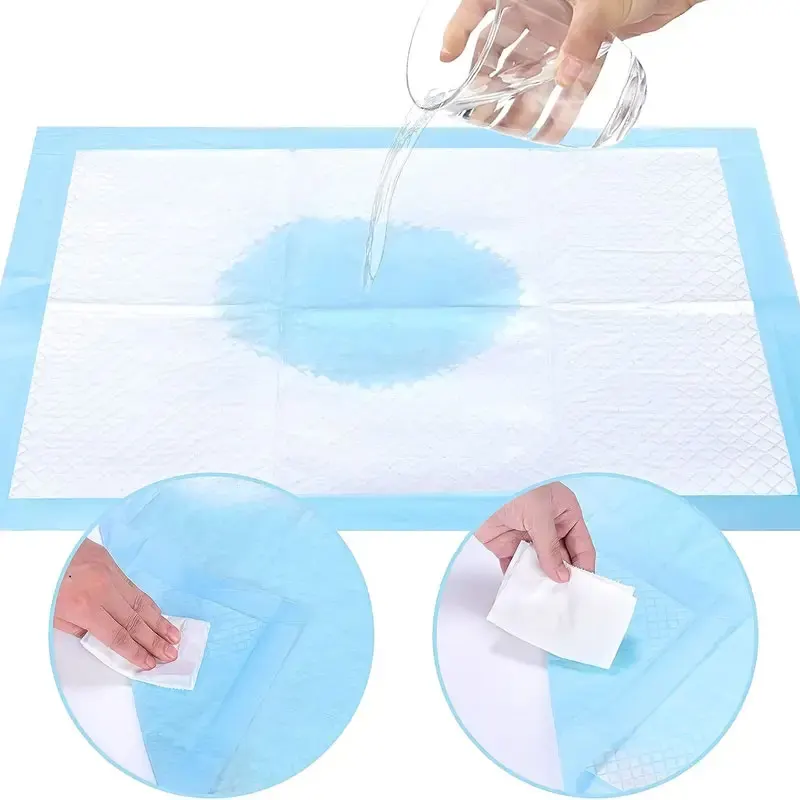 المسنين الرعاية حصيرة المتاح حفاضات حصيرة 50 قطع 60x90 سنتيمتر (23.62*35.43in) المسنين الطفل بعد الولادة فراش حصيرة مانعة للتسرب حفاضات