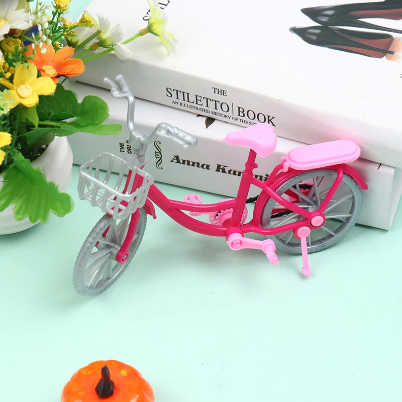 Dollhouse Single Bicycle Outdoor Sports Toy Photo Decoration for 30cm Doll Toys