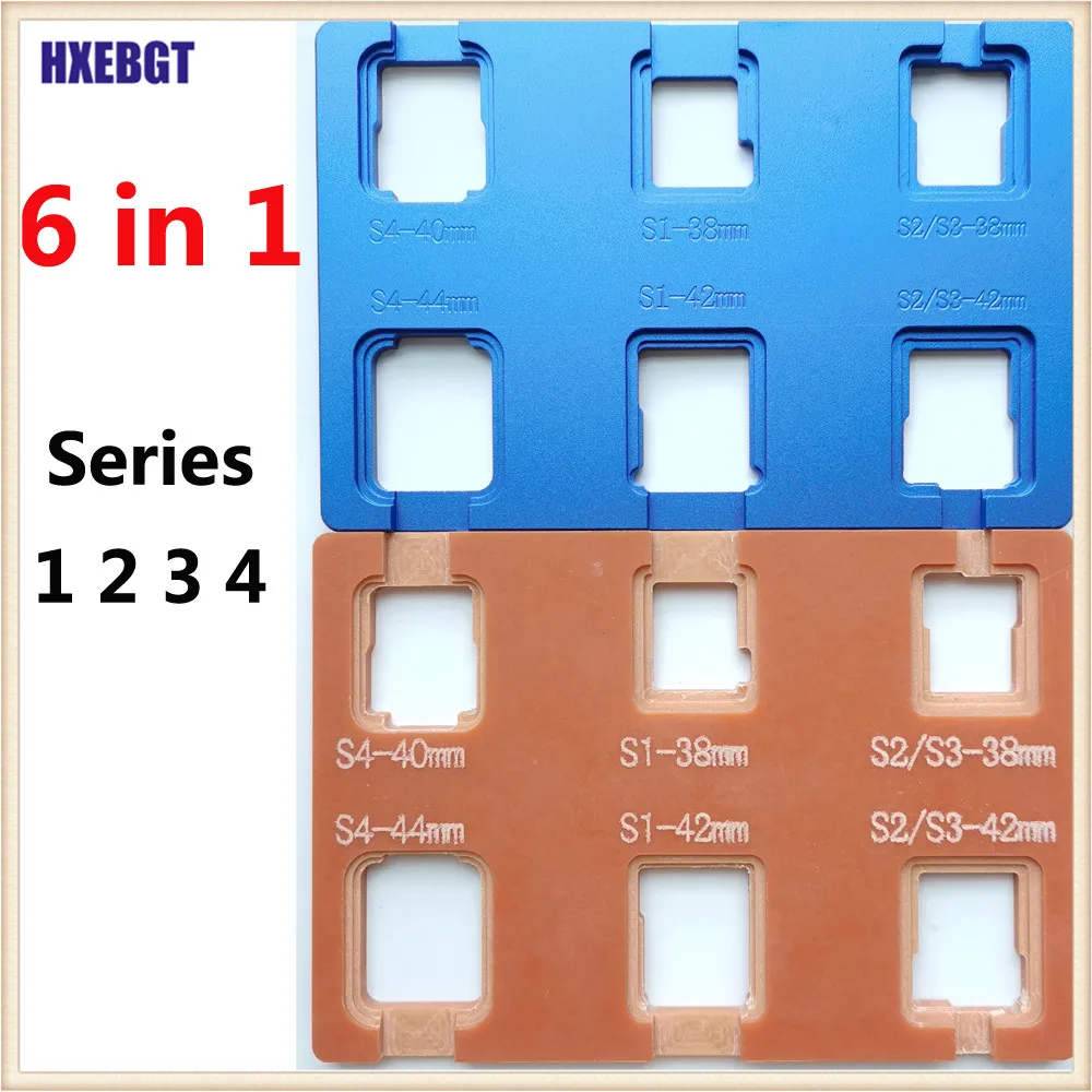 8 in 1 Precision Alignment Mould For Apple Watch Seires 1 2 3 4 5 6 Touch Panel Glass OCA Glue Laminating Mold Repair Part