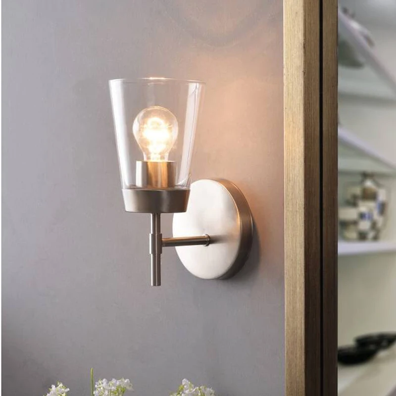 Lámparas led de pared para decoración del hogar, candelabro moderno de montaje en pared dorado para habitación, accesorios de iluminación