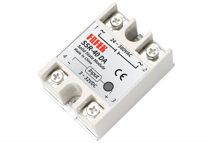 Solid state Relay SSR-10DA SSR-25DA SSR-40DA SSR-50DA 10A 25A 40A 50A actually 3-32V DC TO 24-380V AC SSR 10DA 25DA 40DA 50DA