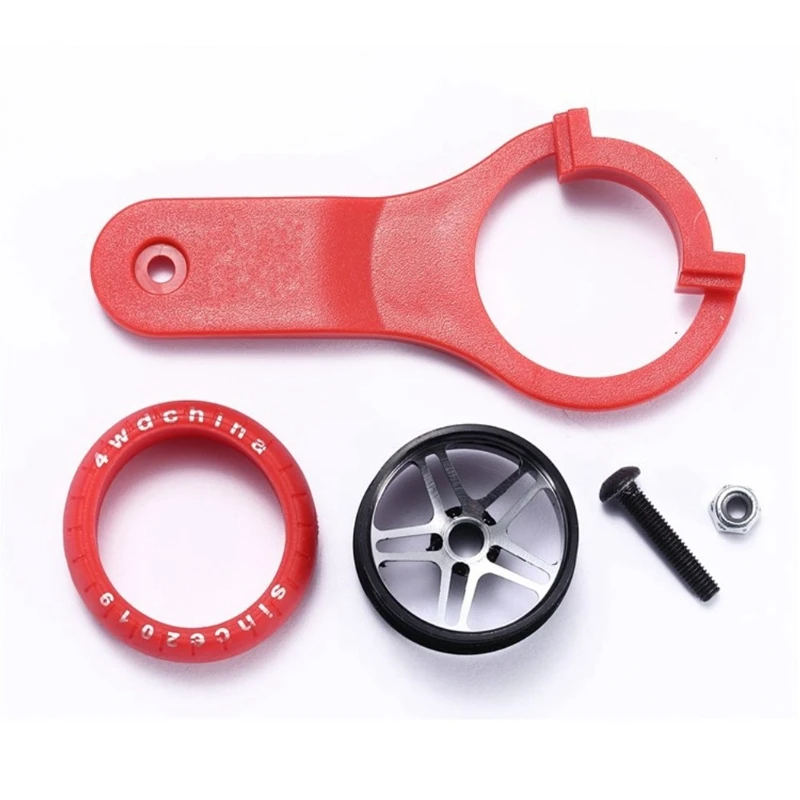 One-Handed Control Adaptor Transmitter Steering Wheel For RC Car Traxxas TQI Remote Controller TRX4 TRX6 Slash Summit