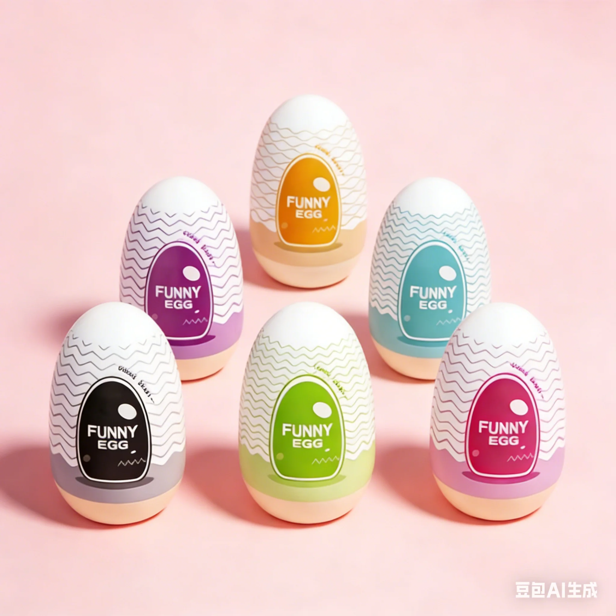 Portable Soft Silicone Personal Massager Egg-Shaped Ergonomic Design Pocket-Sized Male Massage Tool for Comfortable Relaxation