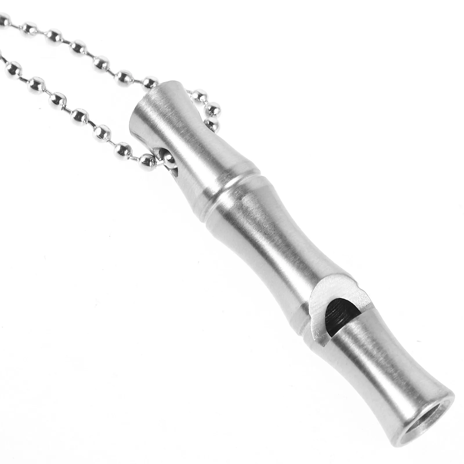 Survival Emergency Whistle Stainless Steel Loud Referee Soccer Outdoor Portable Metal Pendant Referee Whistle
