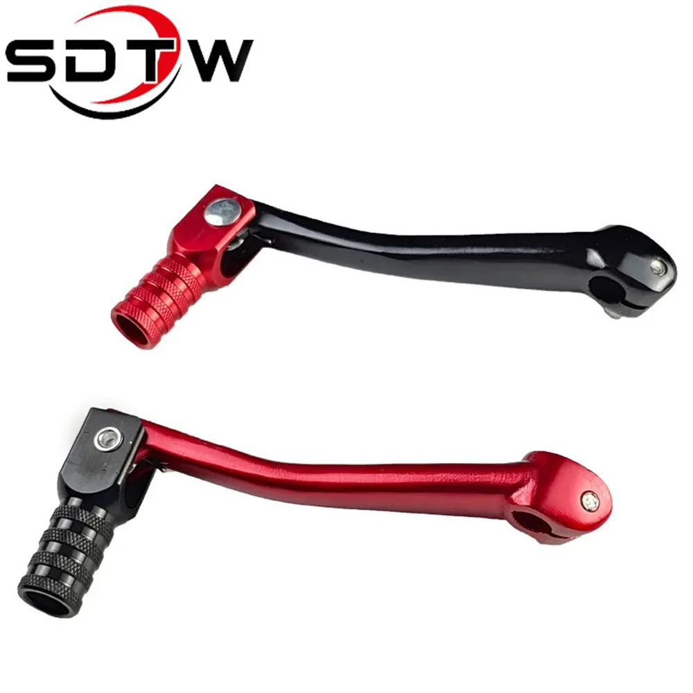 SDTW CNC Universal 10-11mm Motorcycle Folding Aluminum Gear Shift Lever Fit For 50/110/125/150/250cc ATV Dirt Bike Pit Bikes image 4