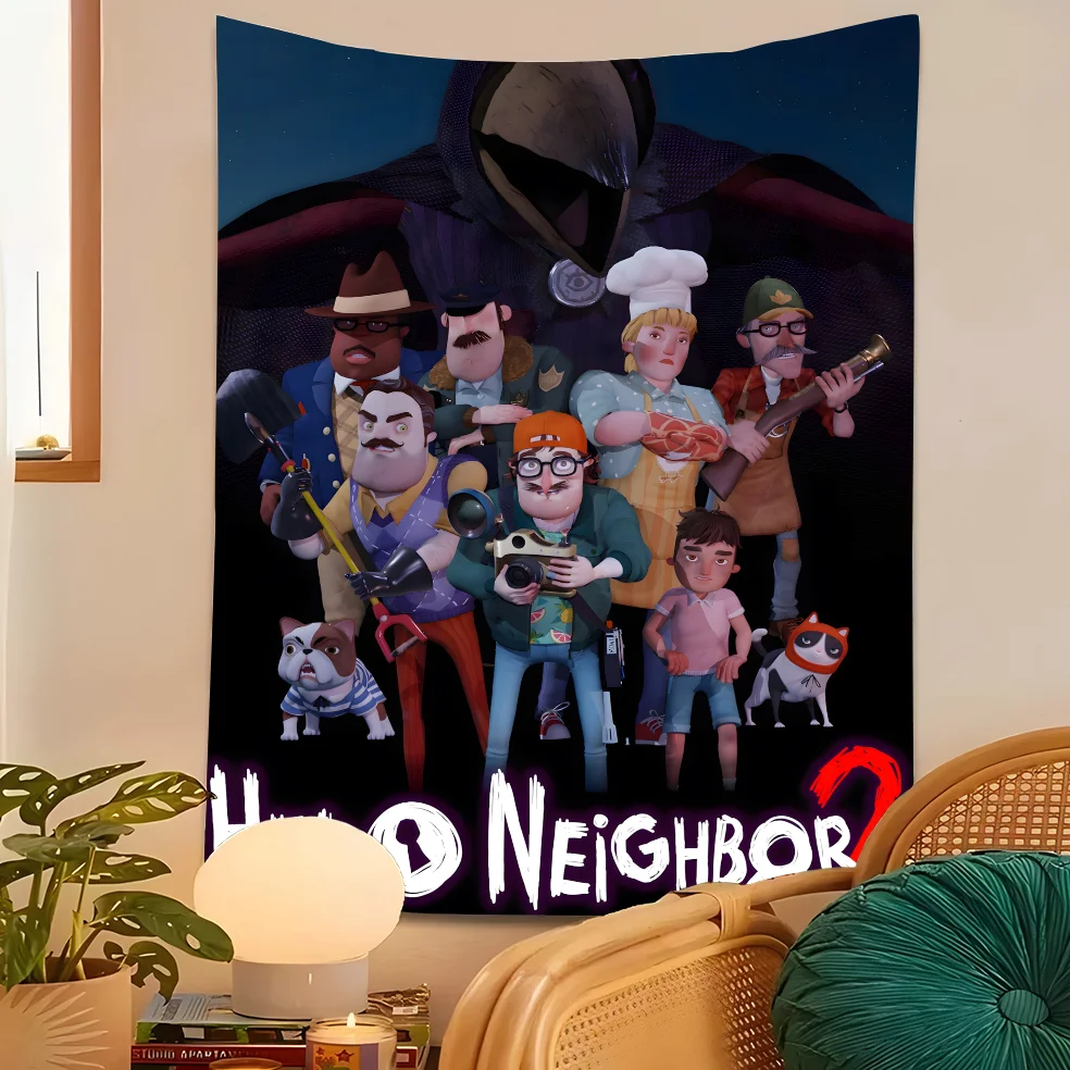 مرحبا الجار 2 خلفيات التصوير الفوتوغرافي السنة الجديدة ديكور المنزل كابينة تصوير خلفيات التصوير الدعائم #6